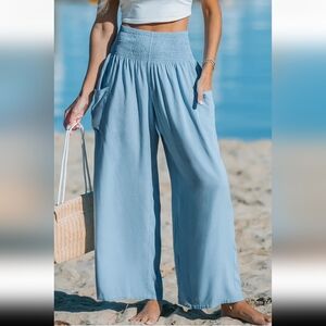 NWT Cupshe Small Powder Blue Pants